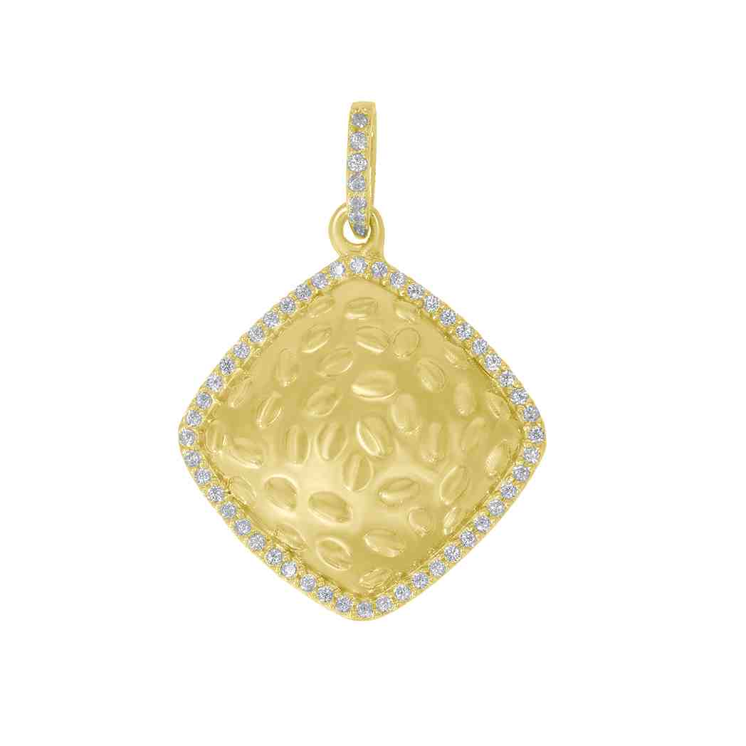  Diamond-Cut Statement Pendant ER23005APD